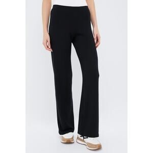 LESET Black Lauren Wide Leg Pants Size L NWT Retail $160 Tuckernuck